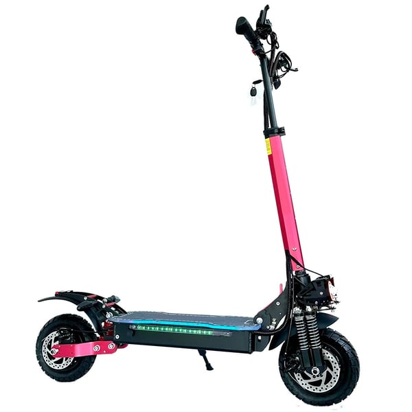 2400W-48V-21Ah elektrisk skoter med dubbla motorer, hopfällbar elsparkcykel, elskoter, 60-70km/h, 50-70km räckvidd, 10 tums däck