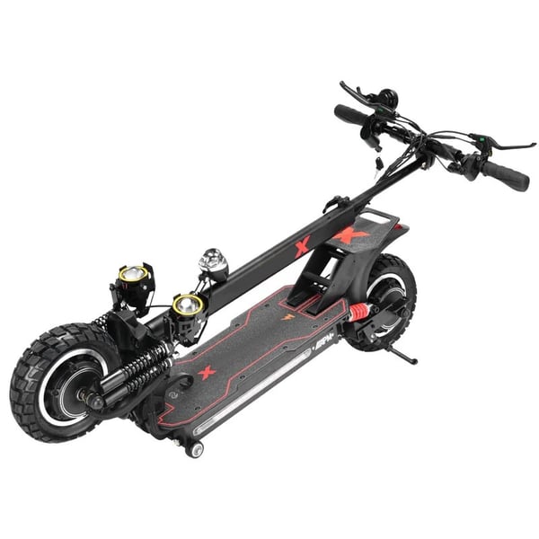 2400W-48V-21Ah hopfällbar elektriska skoter för vuxna, elsparkcykel, elskoter, 70km/h, 40-70km räckvidd, 10" terrängdäck