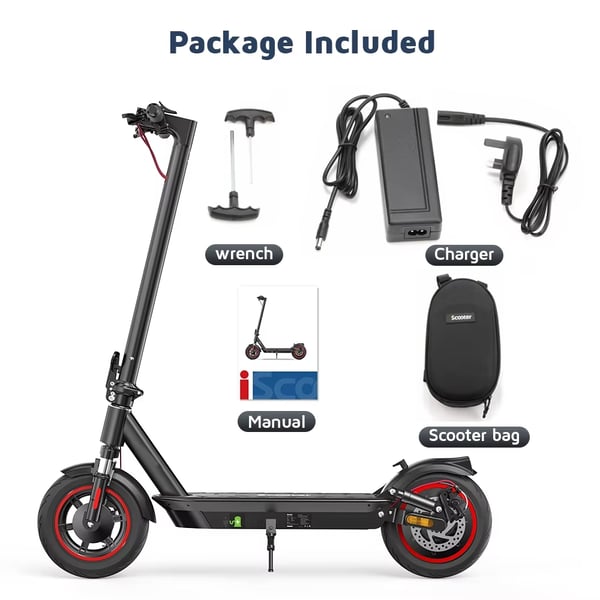 650W 42V 15 Ah hopfällbar elscooter med APP-kontroll, 40km/h elektrisk skoter, elsparkcykel, 45km räckvidd, 10" pneumatisk däck
