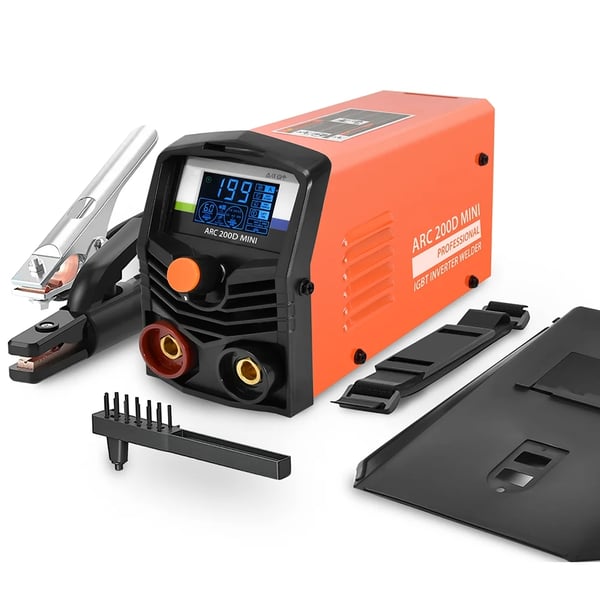 2-i-1 ARC MMA/LIFT TIG bärbar hemsvetsmaskin, mini IGBT invertersvetsare med LED digital display, säker att använda