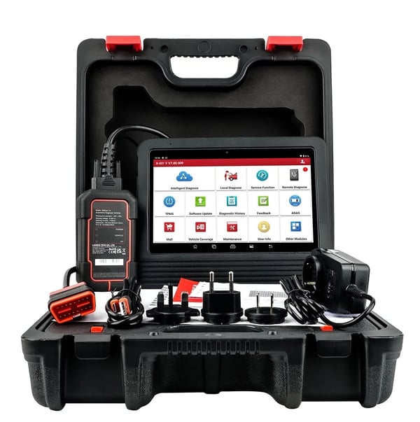 OEM-klassad bildiagnostik för komplett system, 8" automatisk OBD2-skanner med OBD1-adapter, 37 återställningar, ECU-kodning