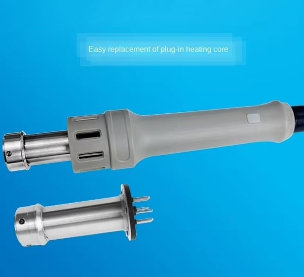 1kW 480°C 130 L/min blyfri BGA-omarbetningsstation med 4 munstycken, auto sömn reparationsavlödningsstation, varmluftspistol