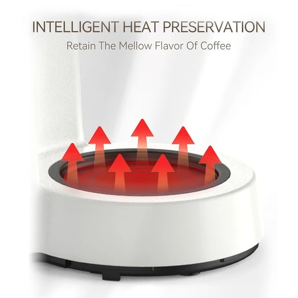 3-i-1 750ml 700W amerikansk droppkaffemaskin, hällkaffebryggare, glas tekanna