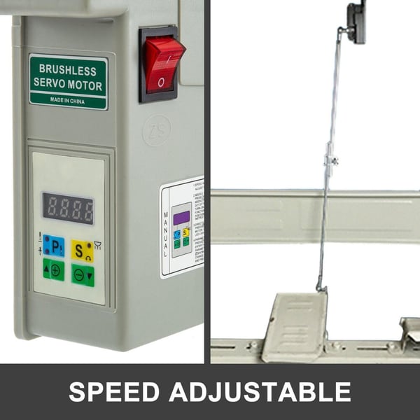 550W borstlös precision industriell symaskin servomotor med justerbar hastighet