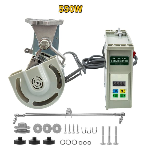 550W borstlös precision industriell symaskin servomotor med justerbar hastighet