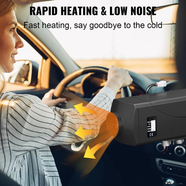 12V 5KW effektiv fordonsdieselluftvärmare med LCD-display/fjärrkontroll,låg brus