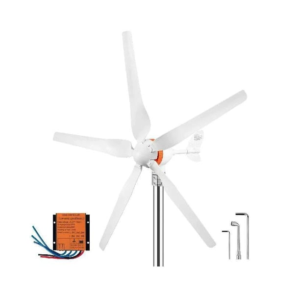 500W 12V 5-blad vindturbingenerator,start med låg vindhastighet,bred applikation