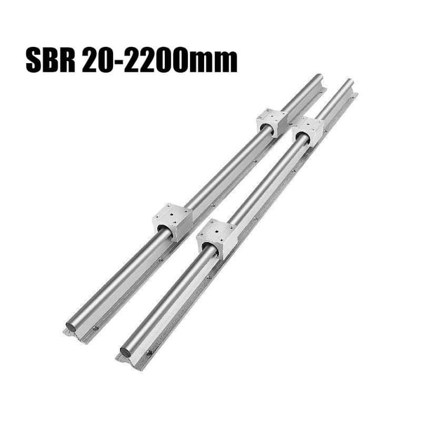 2st SBR20-2200mm linjära styrskenor, exakta och hållbara, lätta att installera, bred applikation