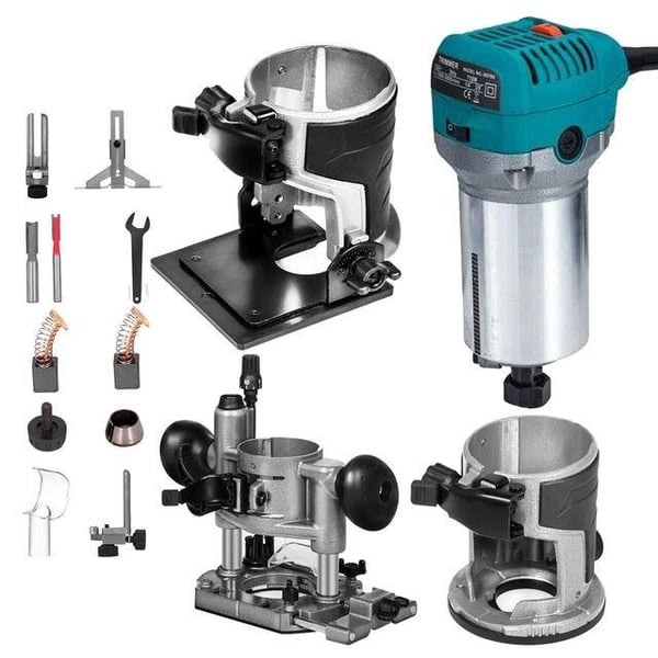 710W 10000-30000RPM Elektrisk trimmer för träbearbetning med tillbehör, noggrann och flexibel, ergonomisk design, bred applikation 710W 10000-30000RPM Elektrisk trimmer för träbearbetning med tillbehör, noggrann och flexibel, ergonomisk design, bred applikation