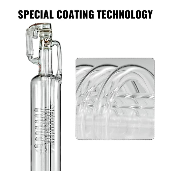 40W 700mm professionellt CO2-laserrör, TEMOO-läge, Tål hög temperatur/högt tryck, speciell beläggningsteknik, stabil kraft