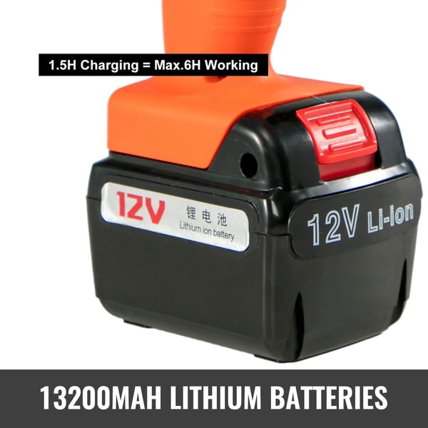 8-34mm bärbar sladdlös elektrisk armeringsjärnsbindningsmaskin med 2st 13200mAh uppladdningsbart litiumbatteri