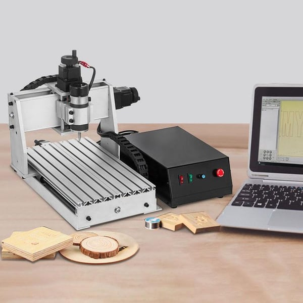 800W 24000RPM 4-axlig CNC-graveringsmaskin med USB-port/ styrkort/offlinekontroll, stort arbetsområde, kraftfull motor, lättinstallerad