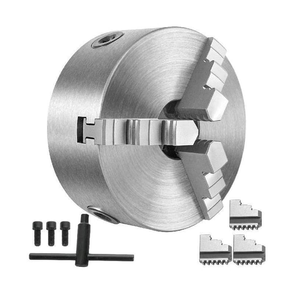125mm 3-käftar svarvchuck, högkvalitativt material, självcentrerad, hög precision, stort spännområde, hög anpassningsförmåga