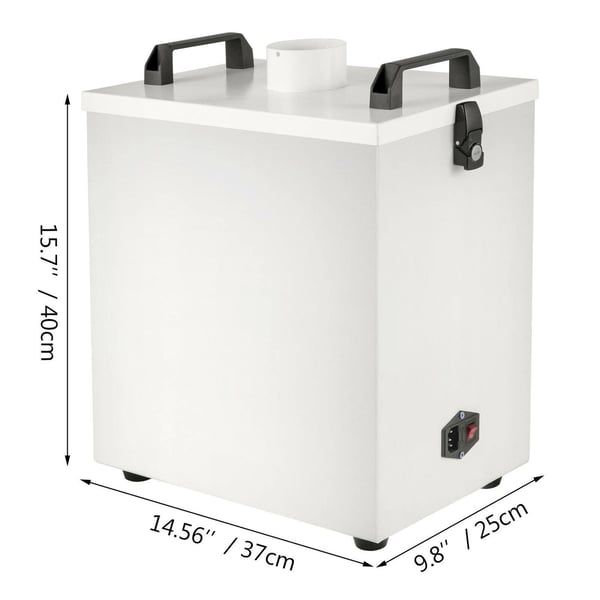 80W 180m3/H bärbar rökrenare med inbyggd brusreduceringsmodul, lågt brus, 4-lagers multieffektfiltrering, humaniserade detaljer, multipelskydd