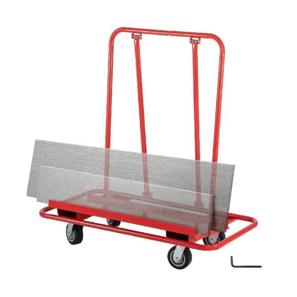 1 ton lastkapacitet gipsvagn med 115×55cm slutande och öppet däck, avtagbar design, säker och stabil, lätt att använda 1 ton lastkapacitet gipsvagn med 115×55cm slutande och öppet däck, avtagbar design, säker och stabil, lätt att använda
