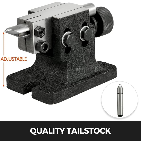 6"/160 mm 1:40 semi-universellt fräsmaskin indexeringshuvud med ändstock och chuck, justerbar vinkel, hög precision, slitstark