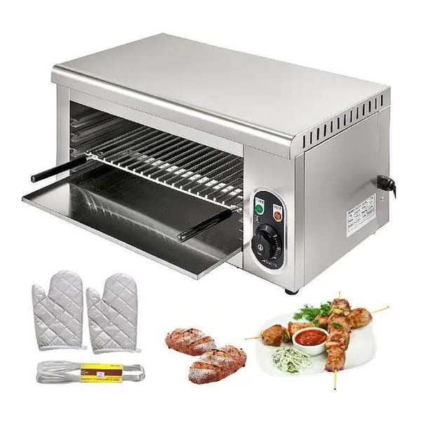 2000W 50-300°C väggmonterad elektrisk ostsmältare med oljeuppsamlingsplatta med genomtänkt design 2000W 50-300°C väggmonterad elektrisk ostsmältare med oljeuppsamlingsplatta med genomtänkt design