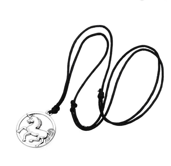 Unicorn hänge viking halsband