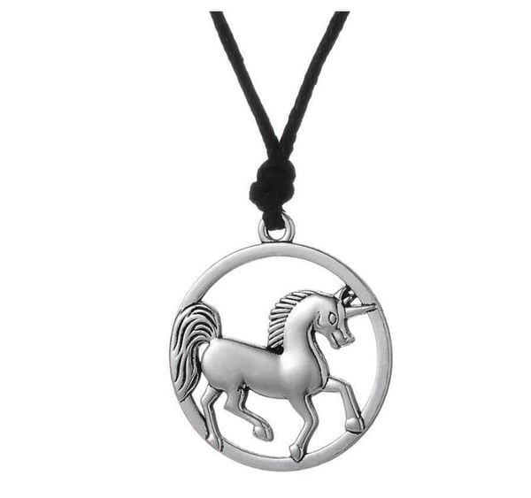 Unicorn hänge viking halsband