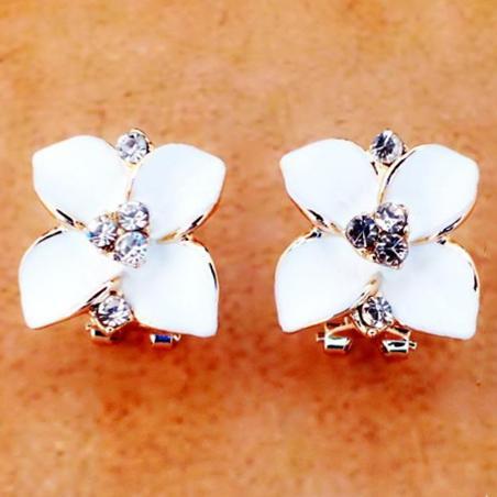 Øredobber topper studs koreansk stil blomst
