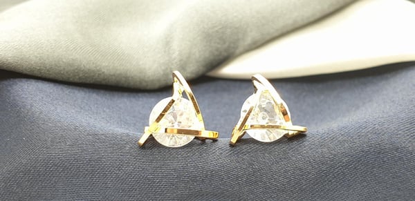 Triangeløredobb med enkel diamant