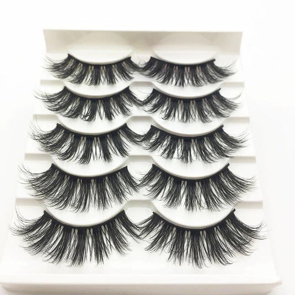 Irtoripset 5 para - 3D faux mink (G-47)