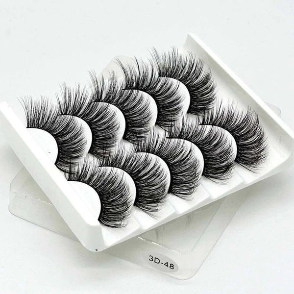 Irtoripset 5 para - 3D faux mink (G-48)