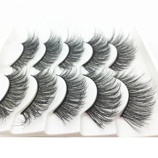 Irtoripset 5 para - 3D faux mink (G-48)