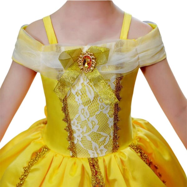 Prinsessa Belle mekko Kaunotar ja hirviö + 8 lisävarustetta