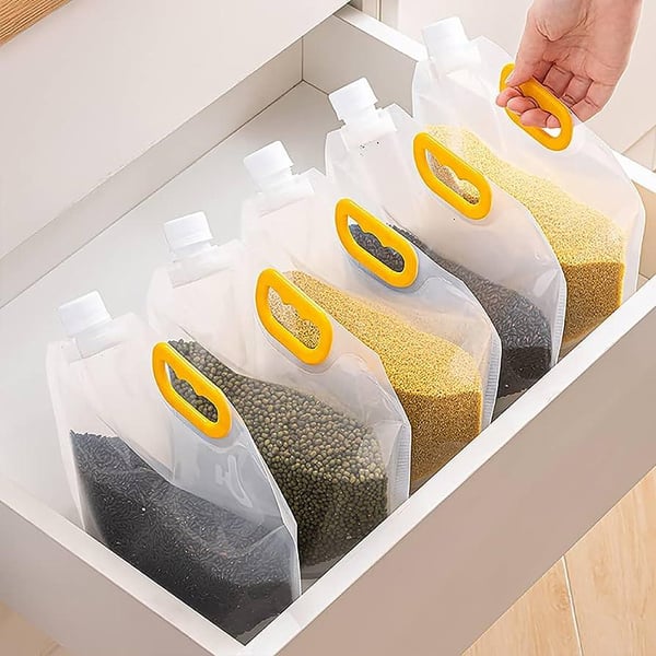 5-pack Multi-grain matförvaringspåsar