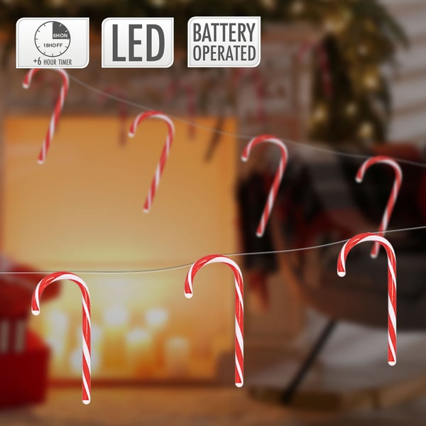 LED-lyskæde 330 cm med 28 varmhvide LED'er