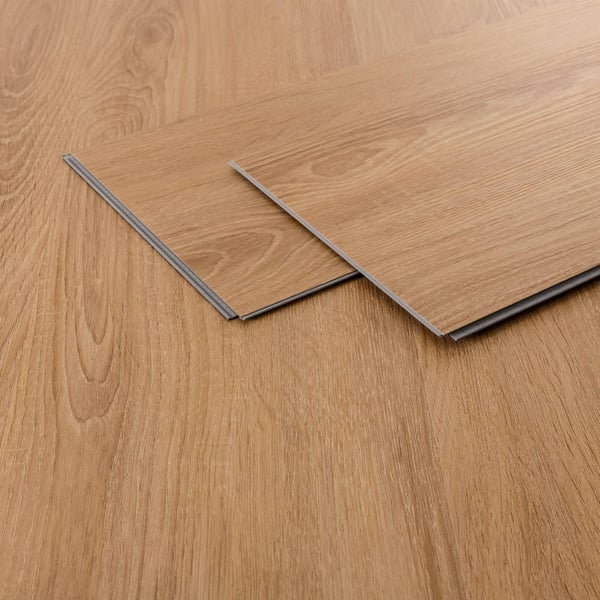 6 m² Click vinylgulv eg 4,2 mm slidlag brun gulvbelægning laminat PVC