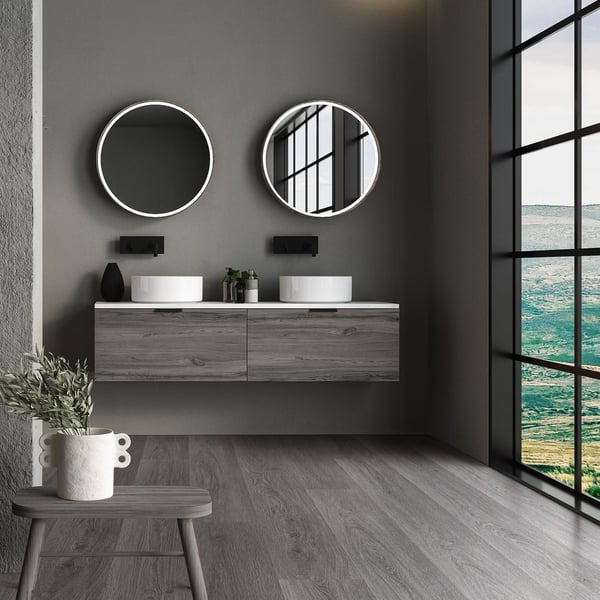 3 m² Klikvinylgulv Hickory 4,2 mm slidlag Grå PVC-gulv Laminat