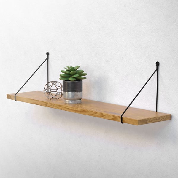 Hyldeknægt trekant 2 stk. 20x25 cm sort metal ML-design