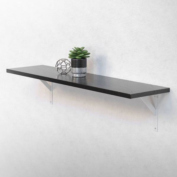 Hyldeknægtsæt med 2 stk. 240x240 mm hvid aluminium ML-design