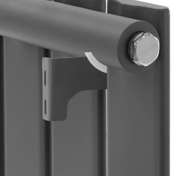 Stella designradiator Panelradiator Radiator 48x180cm antracit
