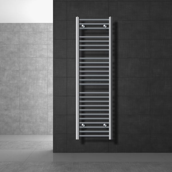 Badrumsradiator Radiator Sahara sidoanslutning handdukstork Krom 40x150cm