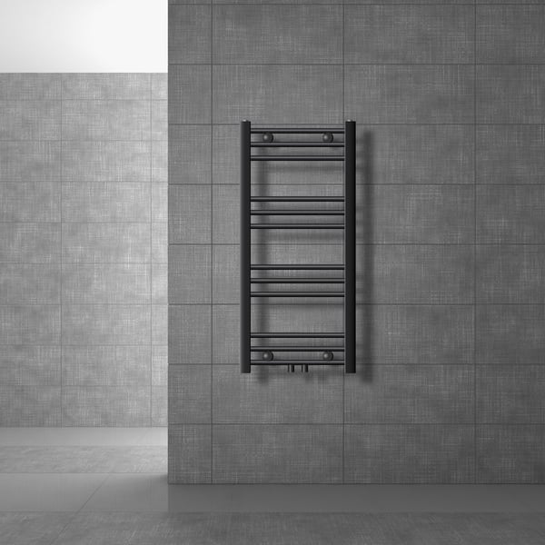 Kylpyhuonepatteri Sahara 400x800 mm antrasiitti suora keskiliitännällä LuxeBath