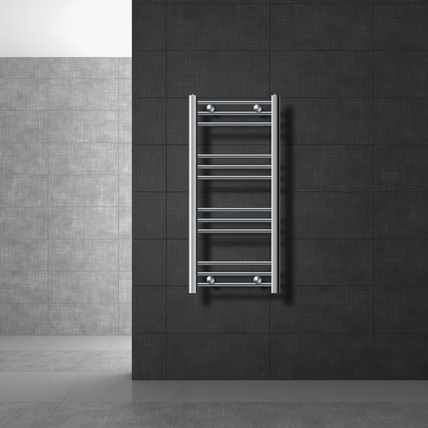 Badeværelsesradiator Radiator Sahara håndklædevarmer med sidetilslutning Krom 40x80cm