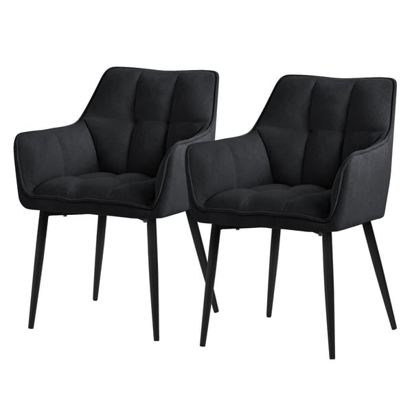 Sæt med 2 spisestuestole Stuestol Køkkenstol Lænestol Designstol