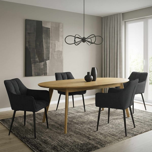 Set om 2 matsalsstolar Vardagsrumsstol Köksstol Fåtölj Designstol
