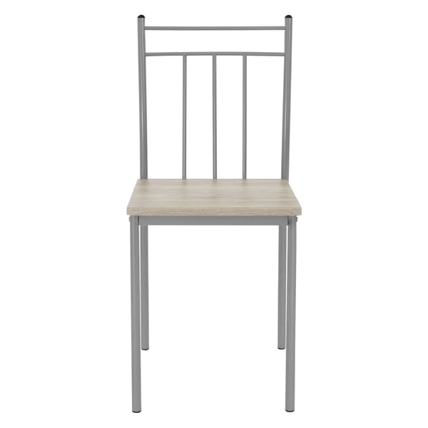 Spisebordssæt til 4 personer 5-delt med spisebord og 4 stole i lyst egetræ ML-design