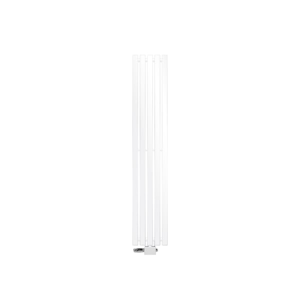 Badeværelsesradiator Stella 260x1400 mm Hvid med universelt tilslutningssæt