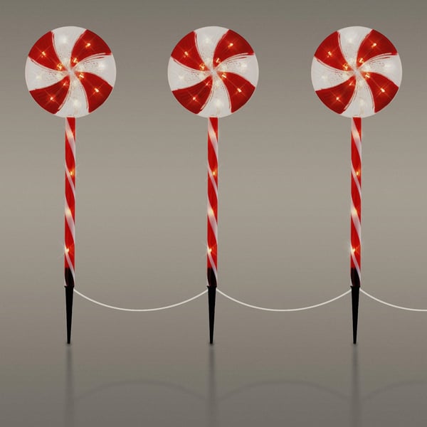 LED-lolly fairy lights Julelys vandtæt med timer og forskellige lystilstande