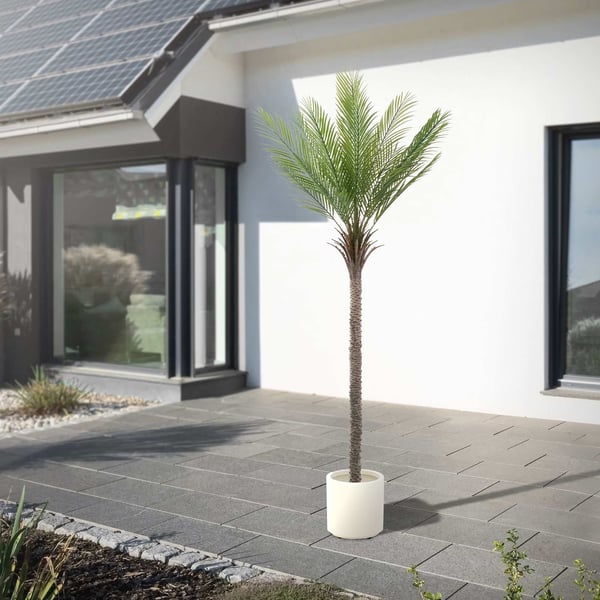 Kunstig palme 210 cm Tropisk kunstig palme i potte ML-design