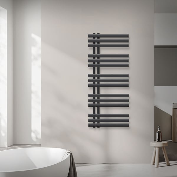 Design Iron M radiator håndklæderadiator 500x 1200 mm Anthracite