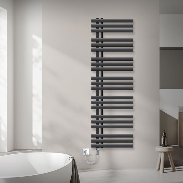 500X1600 mm Iron M Design radiator handduk badrumsradiatorer Antracit 1200W
