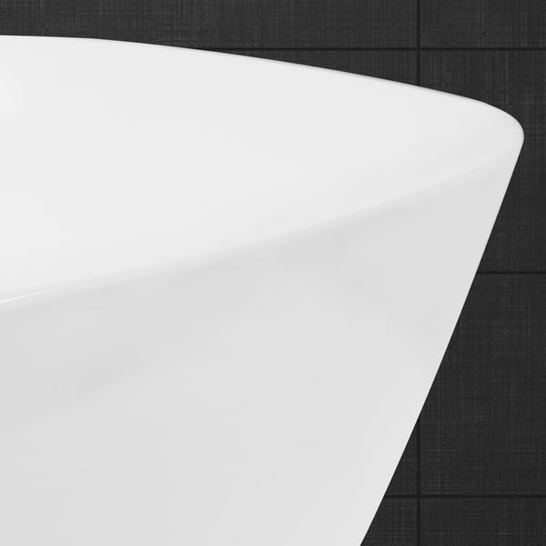 Keramisk vask forfængelighed køkkenbordet håndvask bassin håndvask 605 x 380 mm