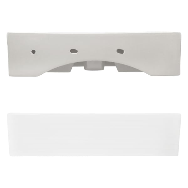 Keramisk vask forfængelighed køkkenbordet håndvask bassin håndvask 515 x 360 mm