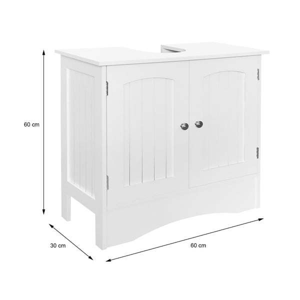 Kylpyhuonekalustesarja 4 kpl valkoinen sis. asennusmateriaalin ja peilikaapin ML design